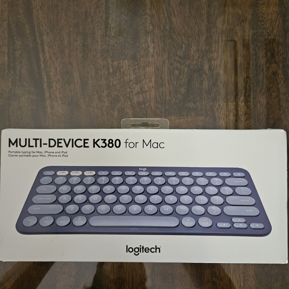 Logitech K380 Multi-Device Keyboard for Mac - Blue